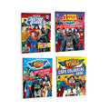 Justice League Copy Colouring & Activity Books Pack for Kids | Set of 4 Fun Books with Superman, Batman, Wonder Woman & More | B