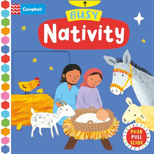 Busy Nativity: A Push, Pull, Slide Book (Campbell Busy Books)