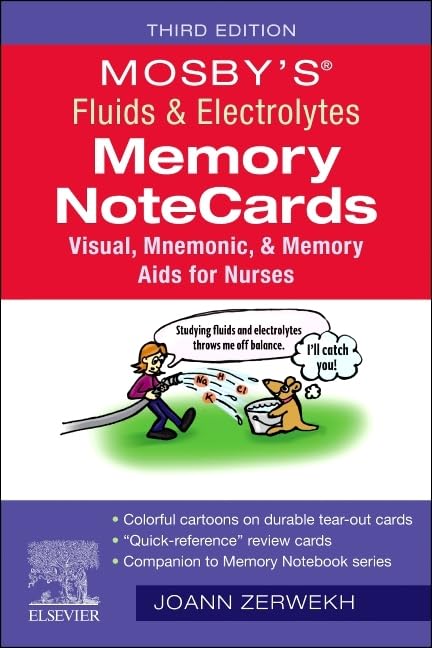 Mosbys Fluids & Electrolytes Memory NoteCards