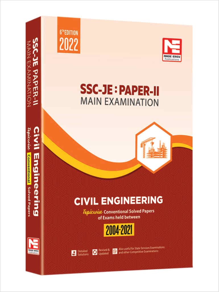 Ssc : Je Civil Engineering(2022)  Previous Year Conventional Solved Papers 2