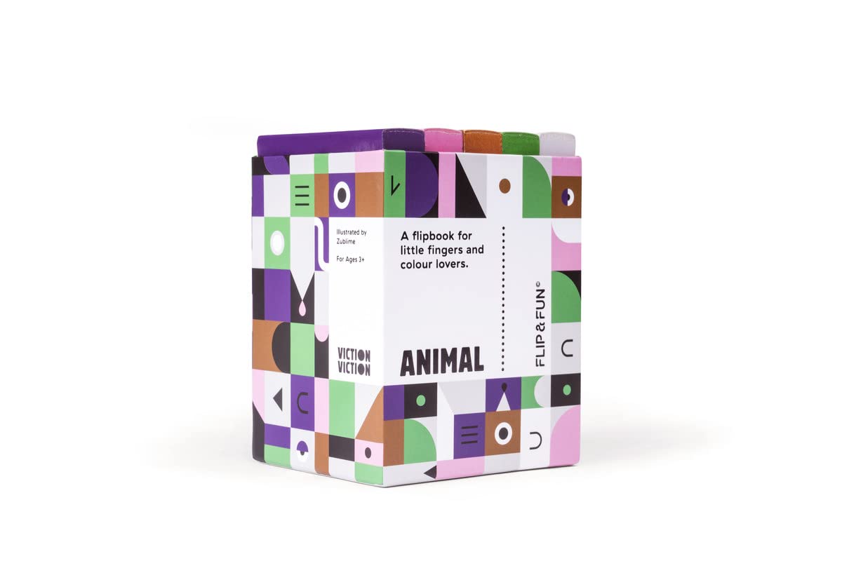 Flip & Fun Animals: A Flipbook for Little Fingers and Colour Lovers