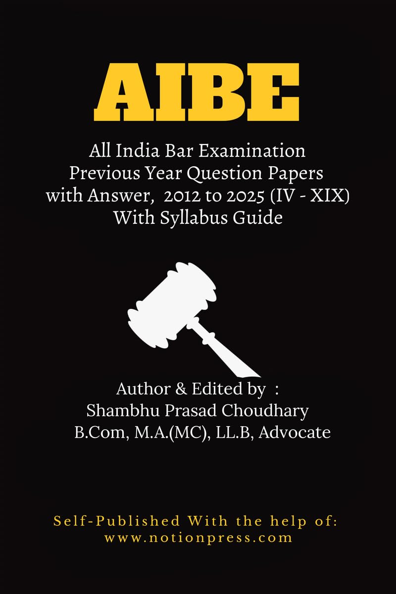 AIBE Syllabus Guide : Previous Year Question Papers with Answer
