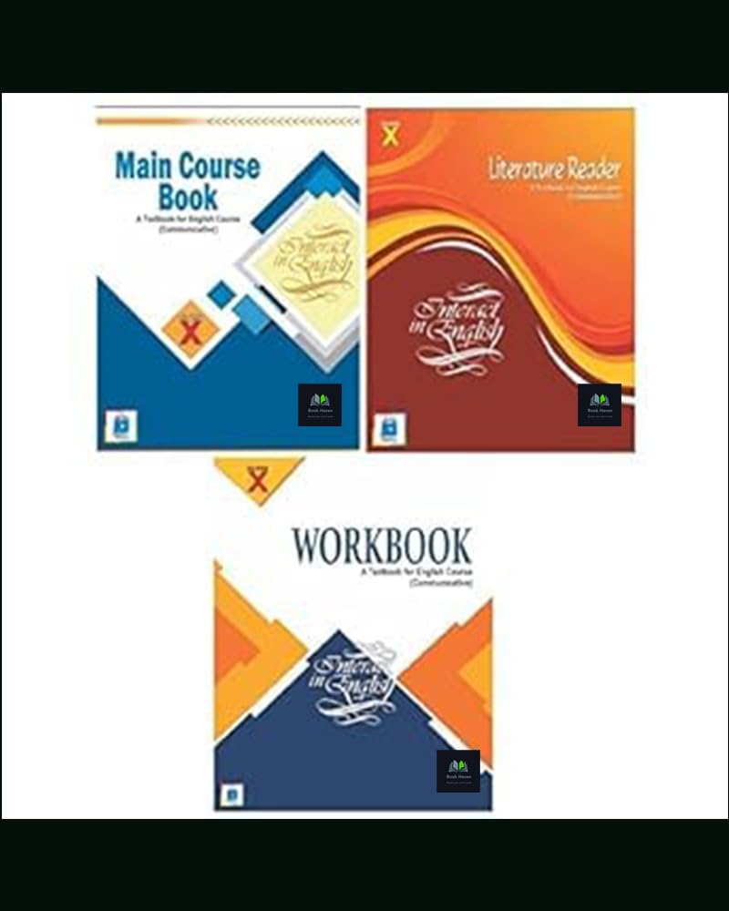 Interact In English Literature Reader + Main Course + Workbook For Class 10Th (Cbse) Set Of 3 Books