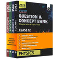 PW CBSE Question & Concept Bank (QCB) Class 12 Physics, Chemistry, Mathematics and Biology Combo Set of 4 Books Chapterwise and