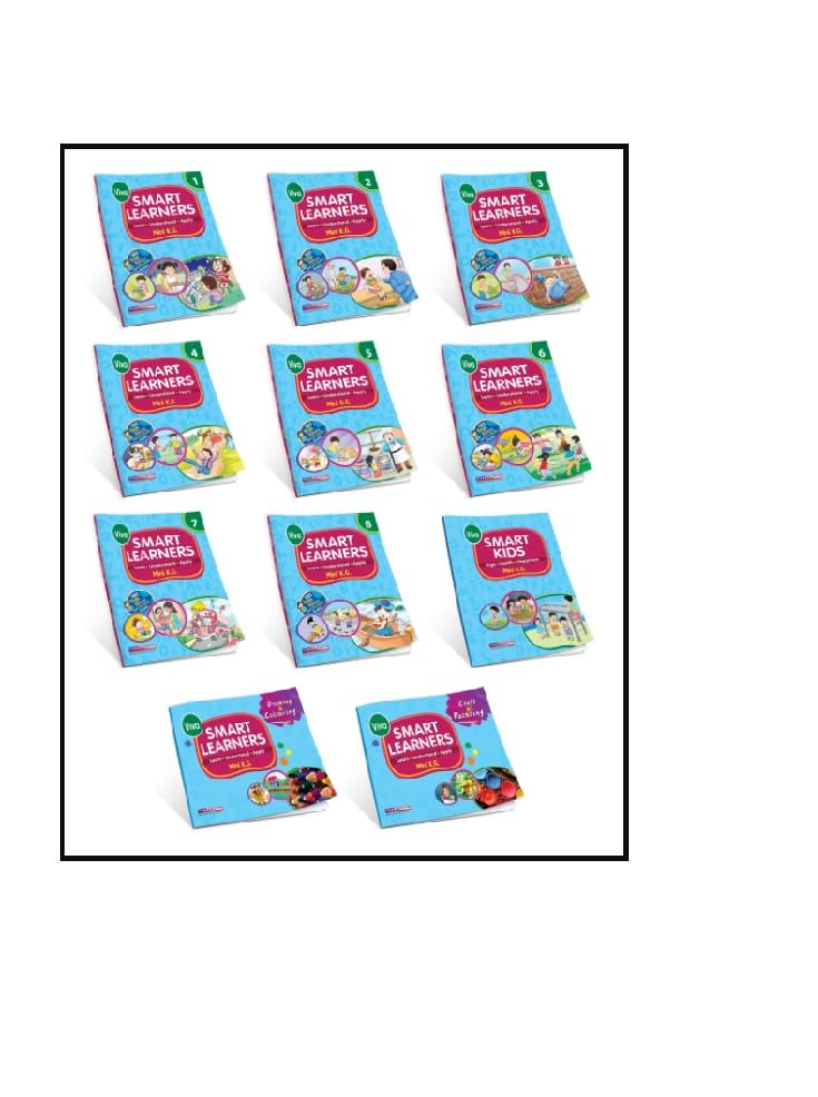 Smart Learners: Mini KG, Set of 12 Books