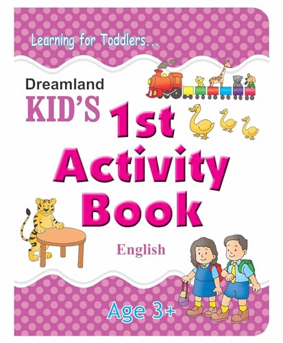 Kids 1st Activity Book  English | Fun Alphabet, Opposites & Early Learning Activities | Colourful Educational Workbook for Presc