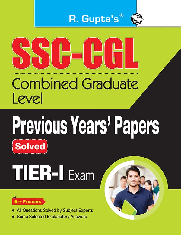 SSC : Combined Graduate Level (CGL)  (TierI) Previous Years Papers (Solved)