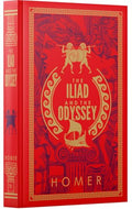 HOMER: The Iliad and The Odyssey (Deluxe Leatherbound edition)