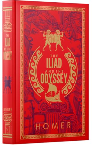 HOMER: The Iliad and The Odyssey (Deluxe Leatherbound edition)