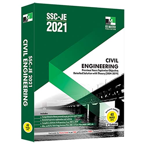 SscJe 2021  Civil Engineering Previous Years Topicwise Objective (20042019)  3/Edition