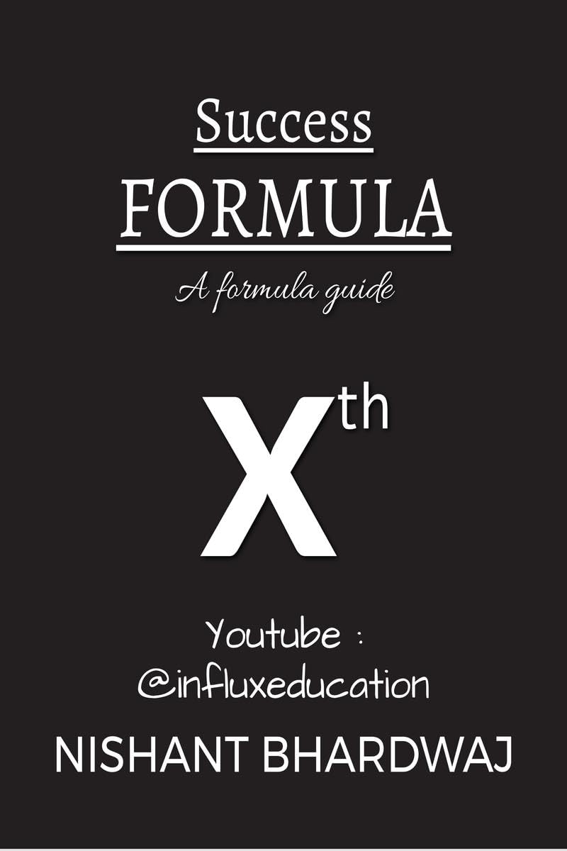 SUCCESS FORMULA : A formula list for class 10th