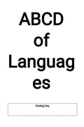 Abcd Of Languages: Basics