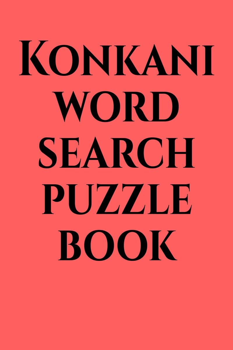 Konkani word search puzzle book