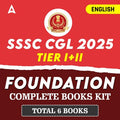 Ssc Cgl Tier I + Ii Foundation 2023 Complete Books Kit (English Printed Edition) By Adda247