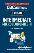 Gullybaba IGNOU BA (Honours) 4th Sem BECC108 Intermediate MicroeconomicsII in English  Latest Edition IGNOU Help Book with So