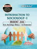 NEERAJ BSOC101 Introduction to Sociology1  English Medium  for BA Course of IGNOU  Chapter Wise Help Book / including Many 