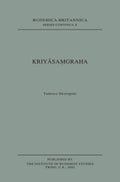Kriyasamgraha [Buddhica Britannica Vol. 7]: Compendium of Buddhist Rituals