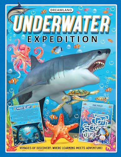 Underwater Expedition Activity Book for Kids Ages 510  Fun Ocean Adventures with Marine Life Exploration, Creative Activities, 