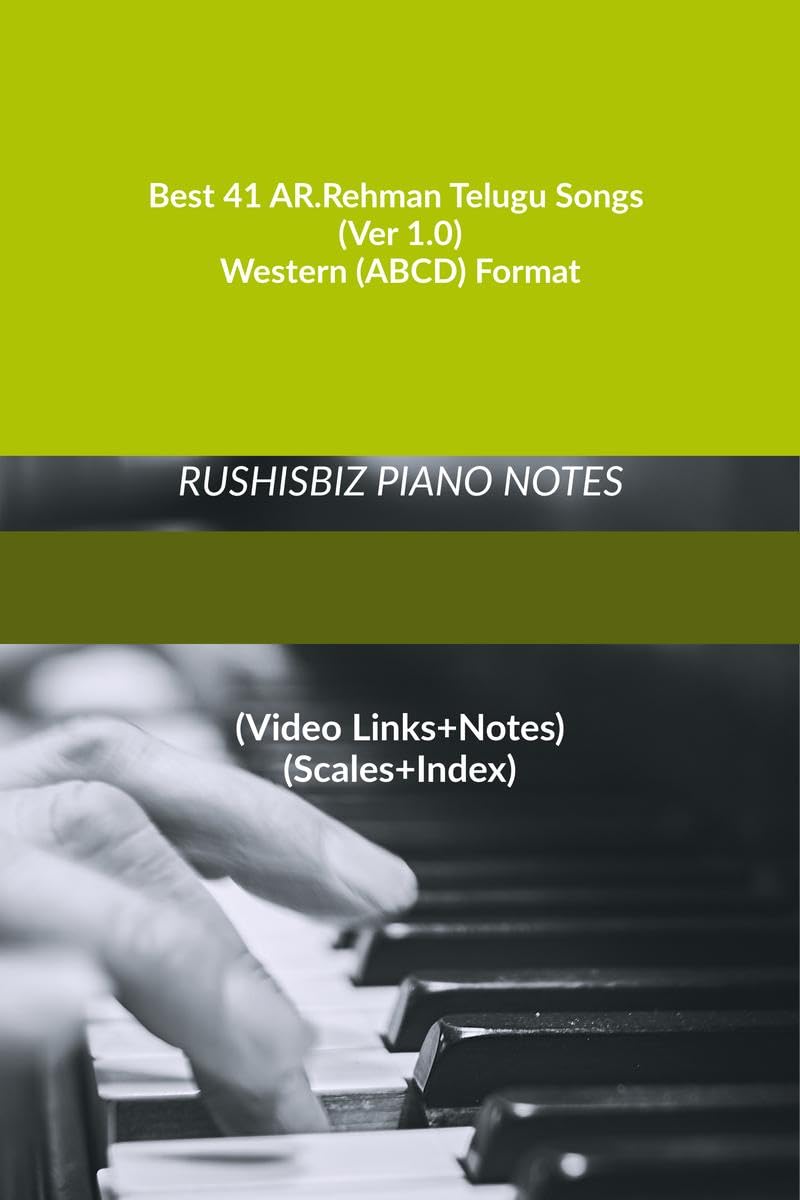 Best 41 Ar.Rehman Telugu Songs (Ver 1.0)  Western (Abcd) Format