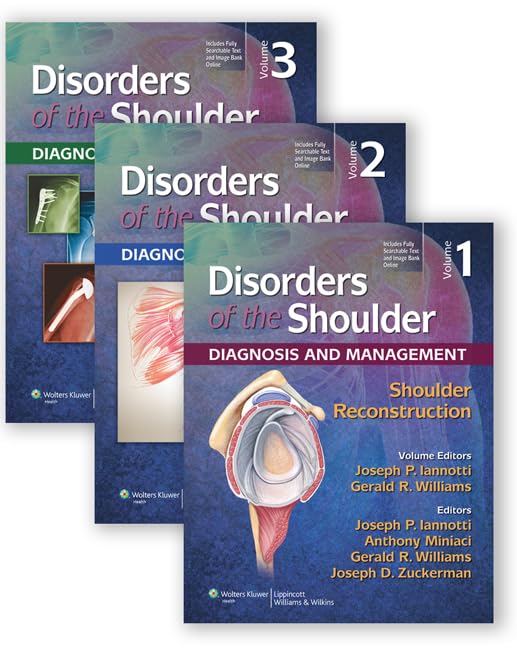 DISORDERS OF THE SHOULDERS DIAGNOSIS AND MANAGEMENT 3 VOL SET 3ED (HB 2014)