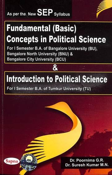 Fundamental Basic Concepts In Political Science & Introducation To Political Science For Ba 1St Sem