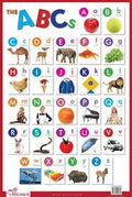 ABC Capital Letters  Thick Laminated Preschool Chart