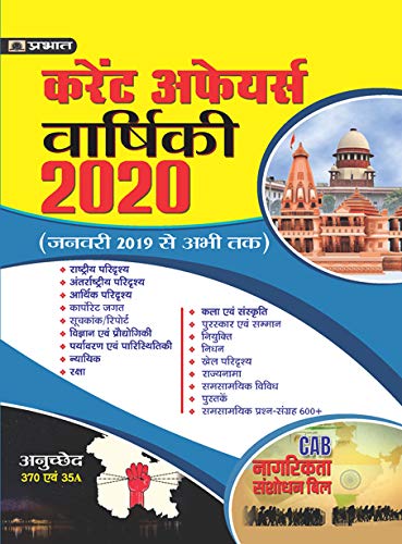 Current Affairs Varshiki2020