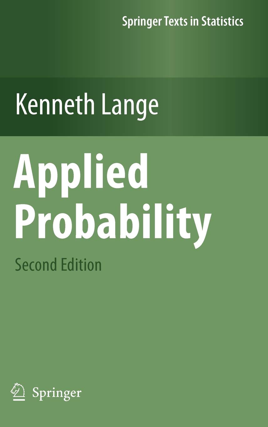 Applied Probability (Springer Texts in Statistics)