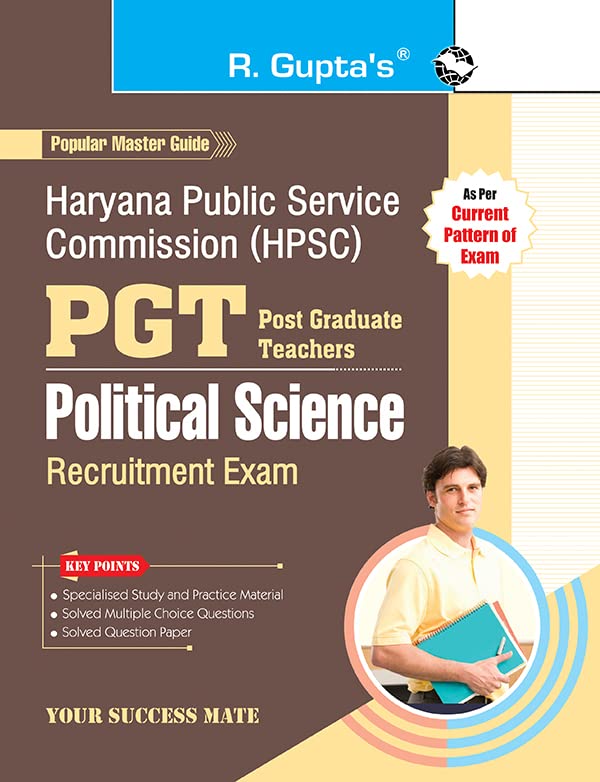 HPSC: PGT  POLITICAL SCIENCE Recruitment Exam Guide