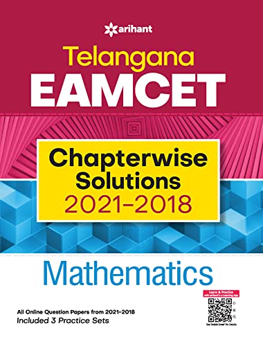 Telangana EAMCET Chapterwise Solutions 20212018 Mathematics for 2022 Exam (Old Edition)