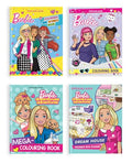 Barbie Colouring and Activity Books Pack with Stickers for Kids Age 28 Years | Set of 4 Books with Fun Art Activities, Colourin