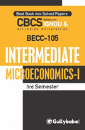 Gullybaba IGNOU BA (Honours) 3rd Sem BECC105 Intermediate Microeconomics I in English
