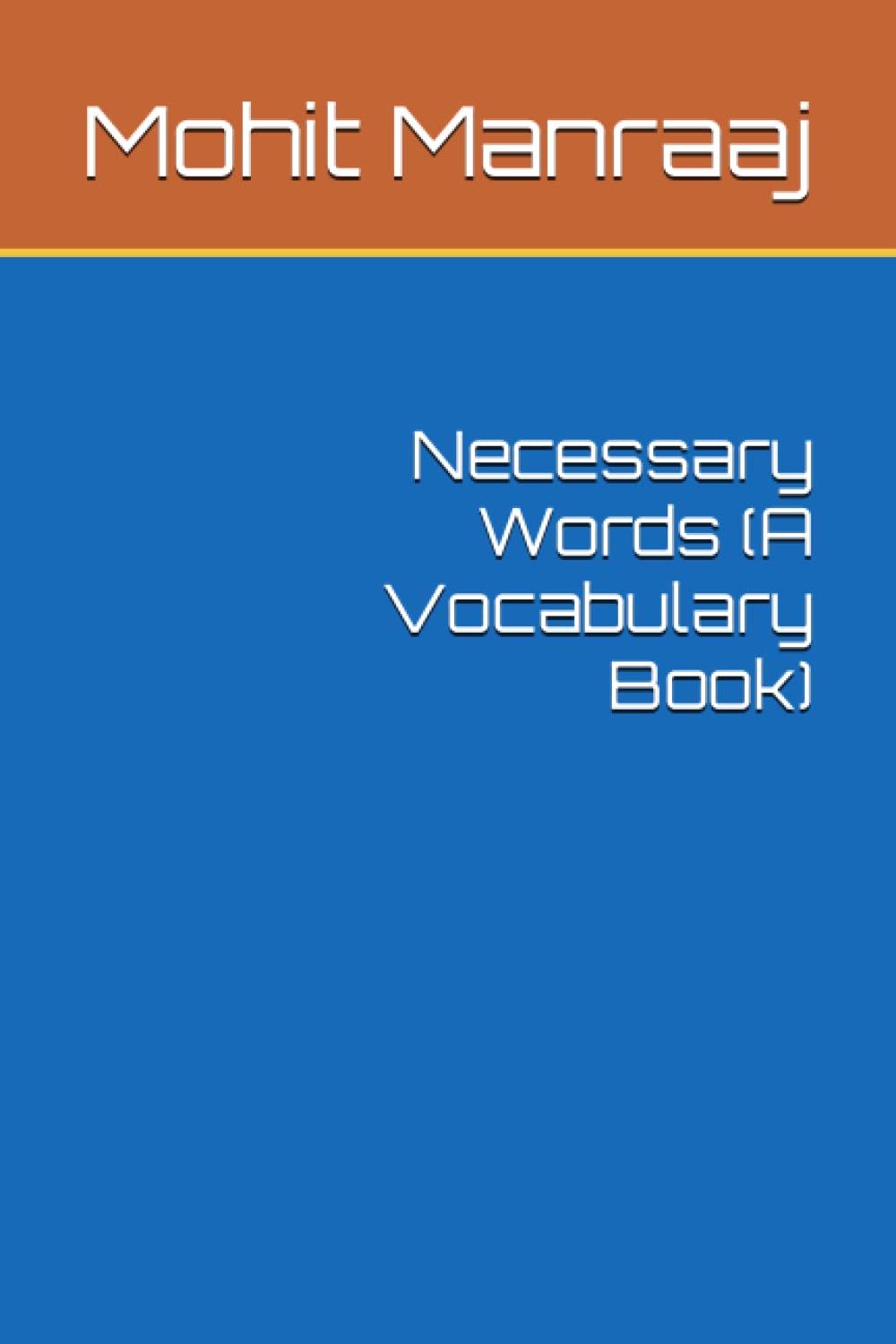 Necessary Words (A Vocabulary Book)