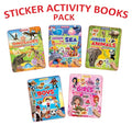 Sticker Activity Book Pack  5 Titles | Dinosaurs, Under the Sea, Jungle Animals, Boys & Girls | Fun & Educational Activity Books