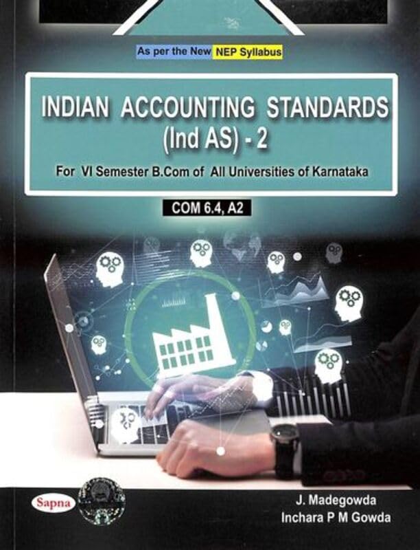 INDIAN ACCOUNTING STANDARDS IND AS2 FOR 6 SEM BCOM : NEP