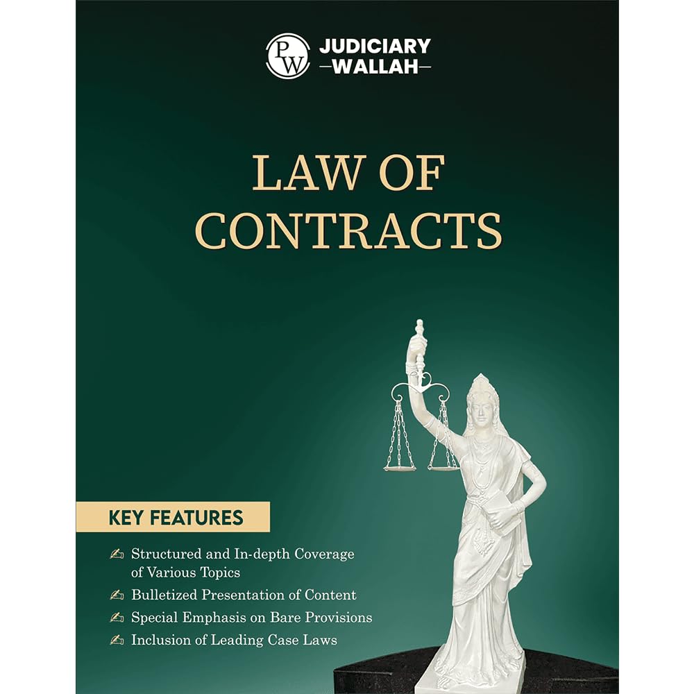 PW Judiciary Law of Contracts | Complete Guide For Judicial Service Exam Prep | Case Laws, Legal Maxim, InDepth Coverage of Key
