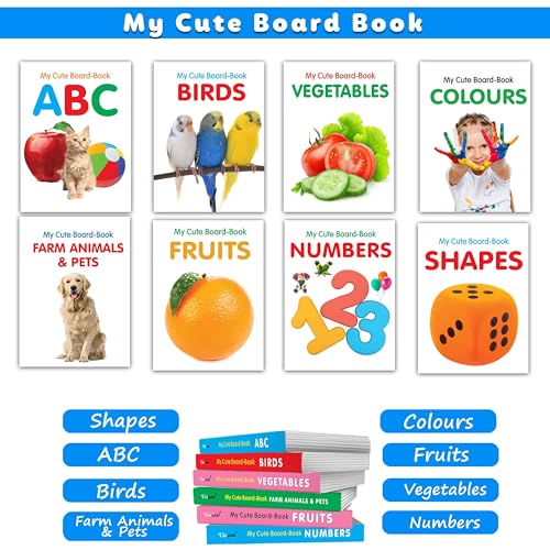 First Board Book All In One Learning Book For Children  Educational picture books, Pocket books for children, kids learning boo