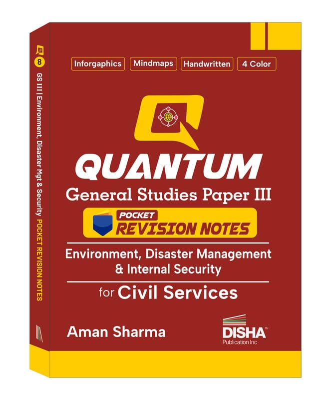Disha Quantum General Studies Paper Iii Environment, Disaster Management & Internal Security Pocket Revision Notes For Civil Ser