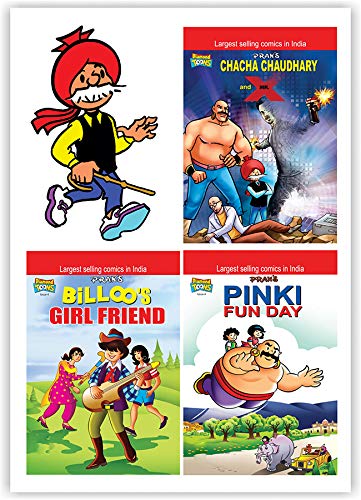 Chacha, Billoo, Pinki Combo 4 English (PB)