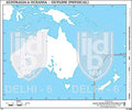 Big Outline Practice Map Of Australia Physical (100 Maps) Indian Book Depot