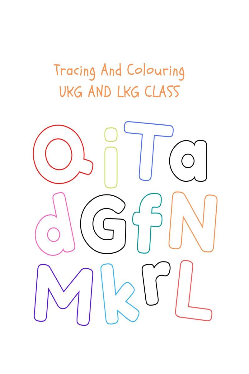 Tracing And Colouring : ukg and lkg class