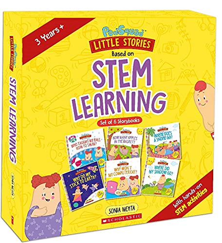 Pod Squad Little Stories Based on STEM Learning (Set of 6 Storybooks)