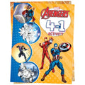 Marvel Avengers: 4in1 Activity Book Puzzles, Coloring, Games, and More for Kids Ages 4 to 6