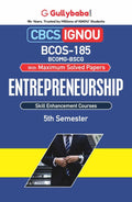 Gullybaba IGNOU CBCS BCOMG 5th Sem BCOS185 Entrepreneurship in English