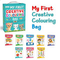 Toddlers Learning library Coloring bag : Learning Coloring book for kids, My First Picture Library Bag, Library Boxset of 8 Colo