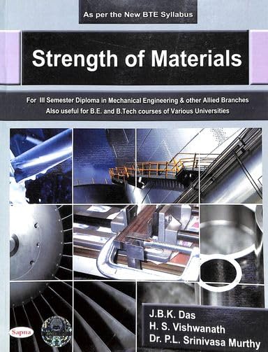 STRENGTH OF MATERIALS FOR 3 SEM DIPLOMA IN MECHANICAL ENGINEERING