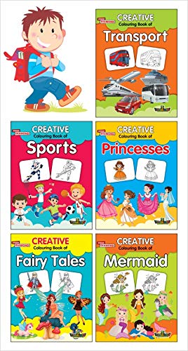 Creative Colouring Book (Set Of 5 Books) 2