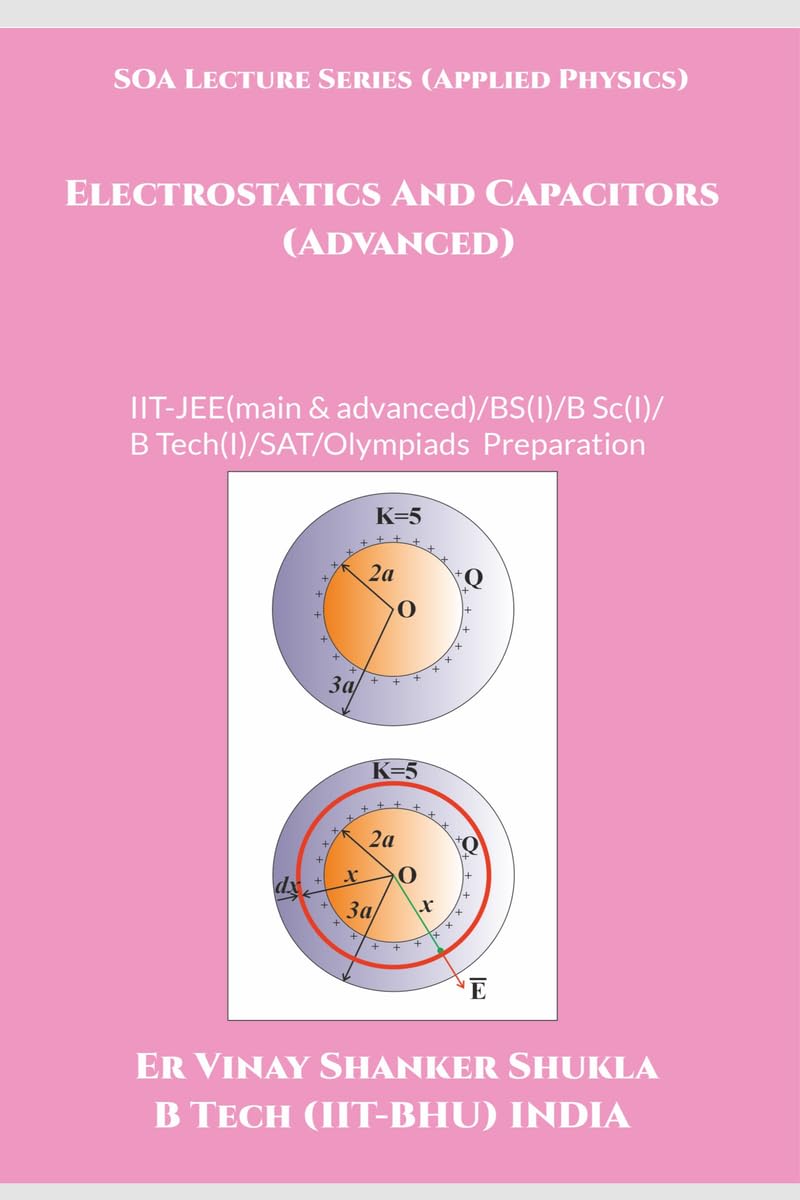 SOA Lecture Series (Applied Physics) Electrostatics And Capacitors (Advanced) : IITJEE(main & advanced)/KVPY/NTSE/SAT Subject T