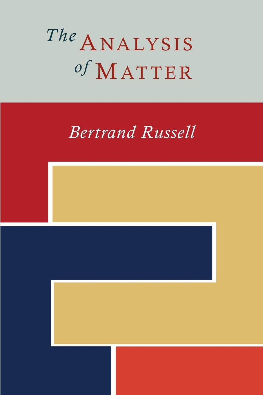 The Analysis Of Matter