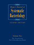 Bergeys Manual of Systematic Bacteriology: Volume Two: The Proteobacteria, Part A Introductory Essays (Bergeys Manual of Syste